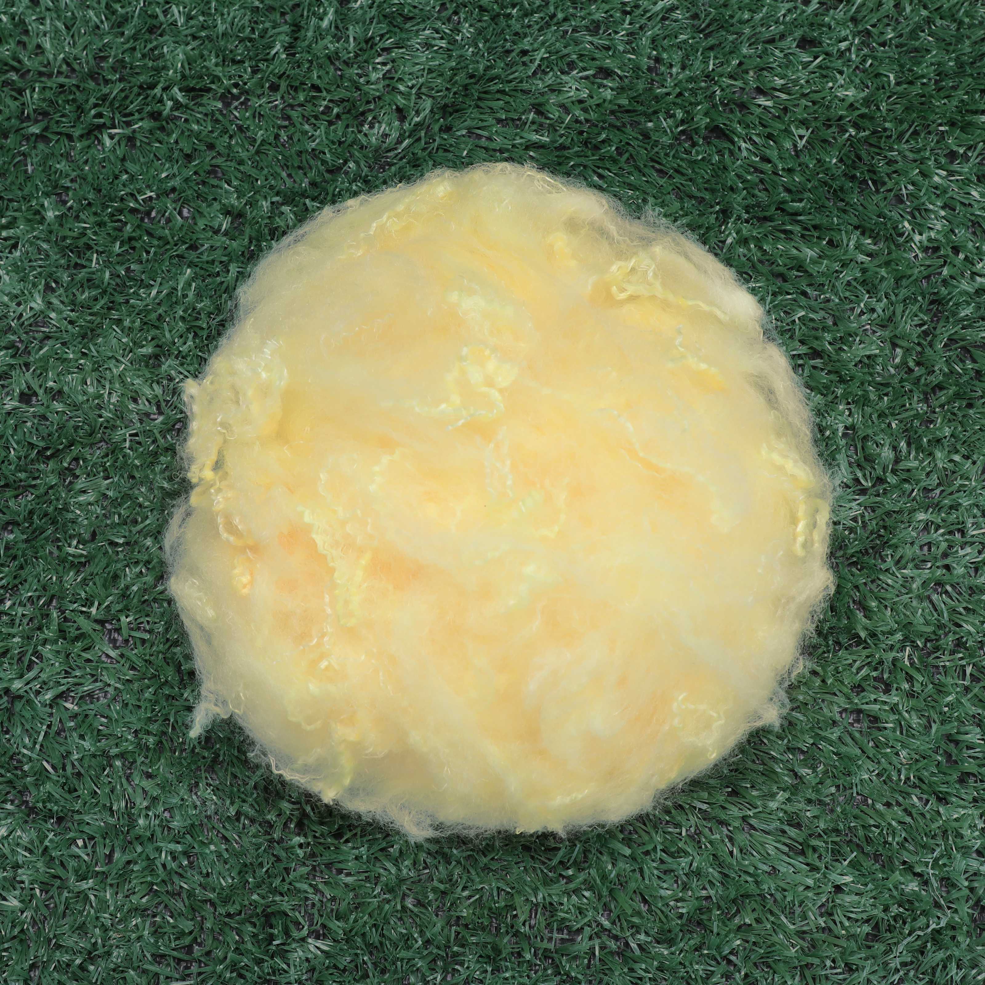 亮黄羽绒1.2D*51mm